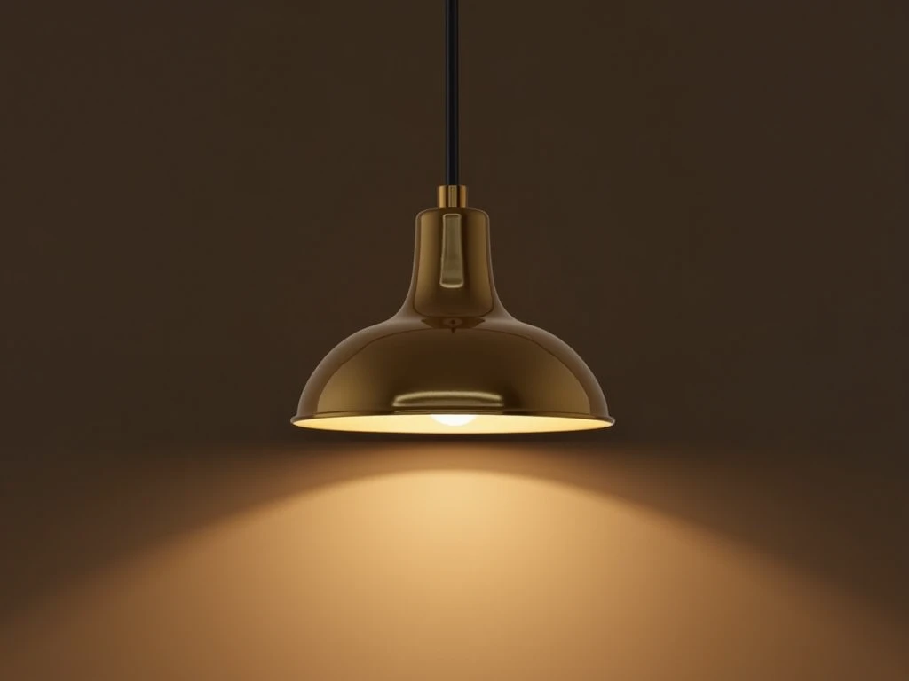 Brass pendant lamp by Vorxenorstbriz