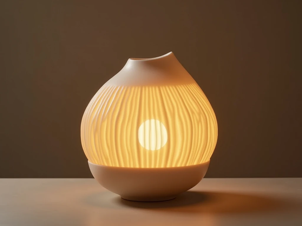 Ceramic table lamp by Vorxenorstbriz